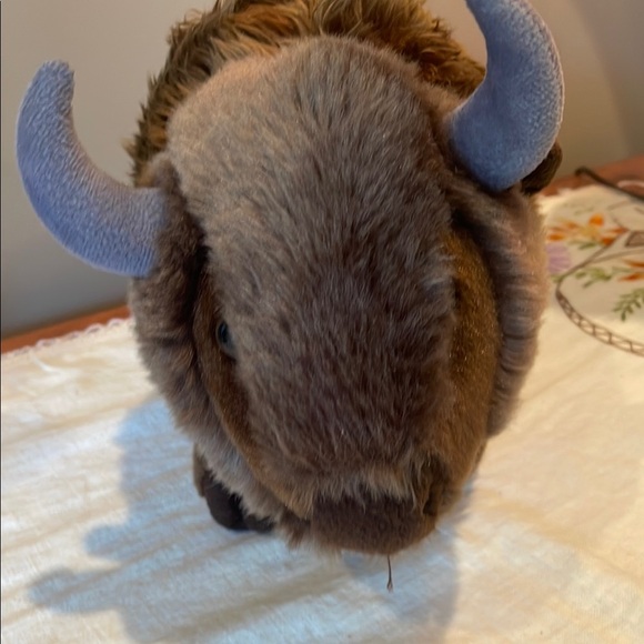 Plush Bison stuffed animal - Brown - Picture 3 of 4